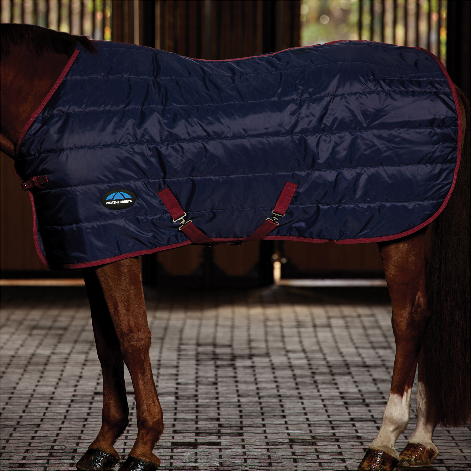 2025 WeatherBeeta Comfitec 210D Channel Quilt Stable Standard Neck 102904 - Navy